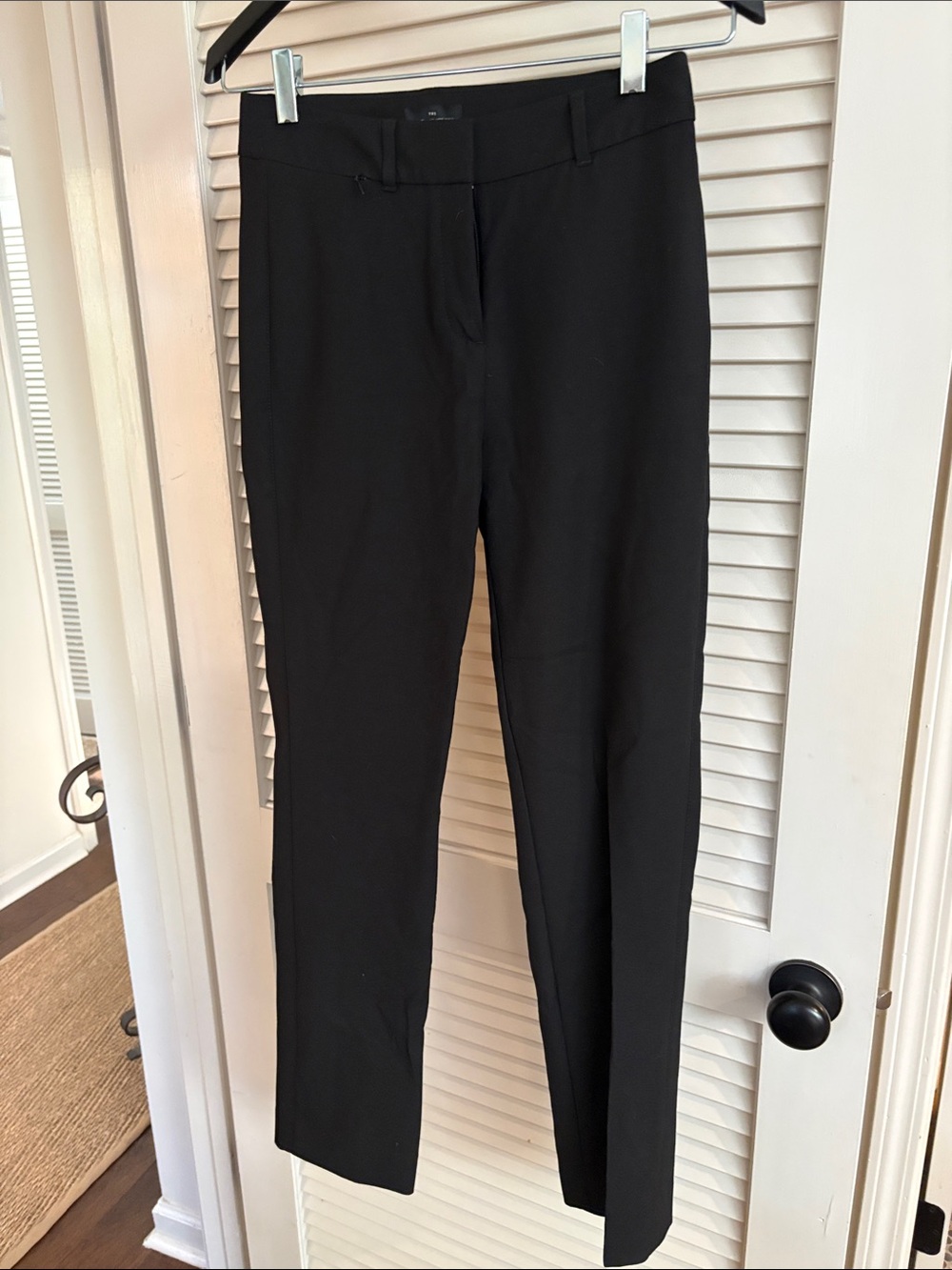 White House Black Market Black Slim Straight Dress Pants